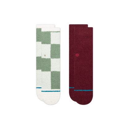 Stance Patchwork Cozy Poly Crew Socks Box Set